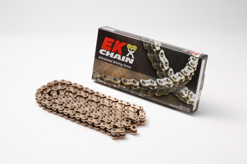 Vortex Racing EK 525 SRX2 Screw For Master Motorcycle Chain – 120 Links, Gold