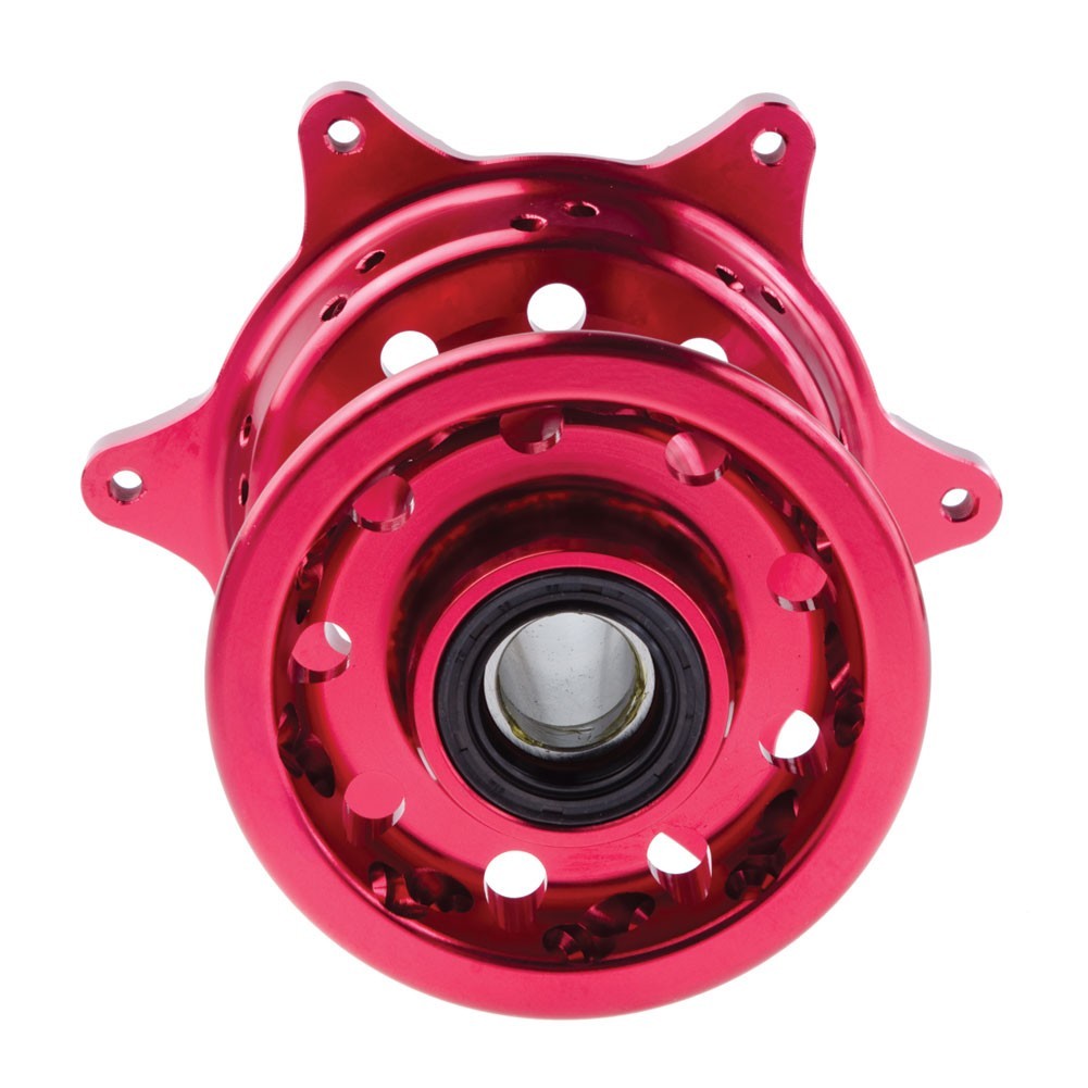 Tusk Impact Motorcycle Hub – Front Red for HONDA CR and CRF Models