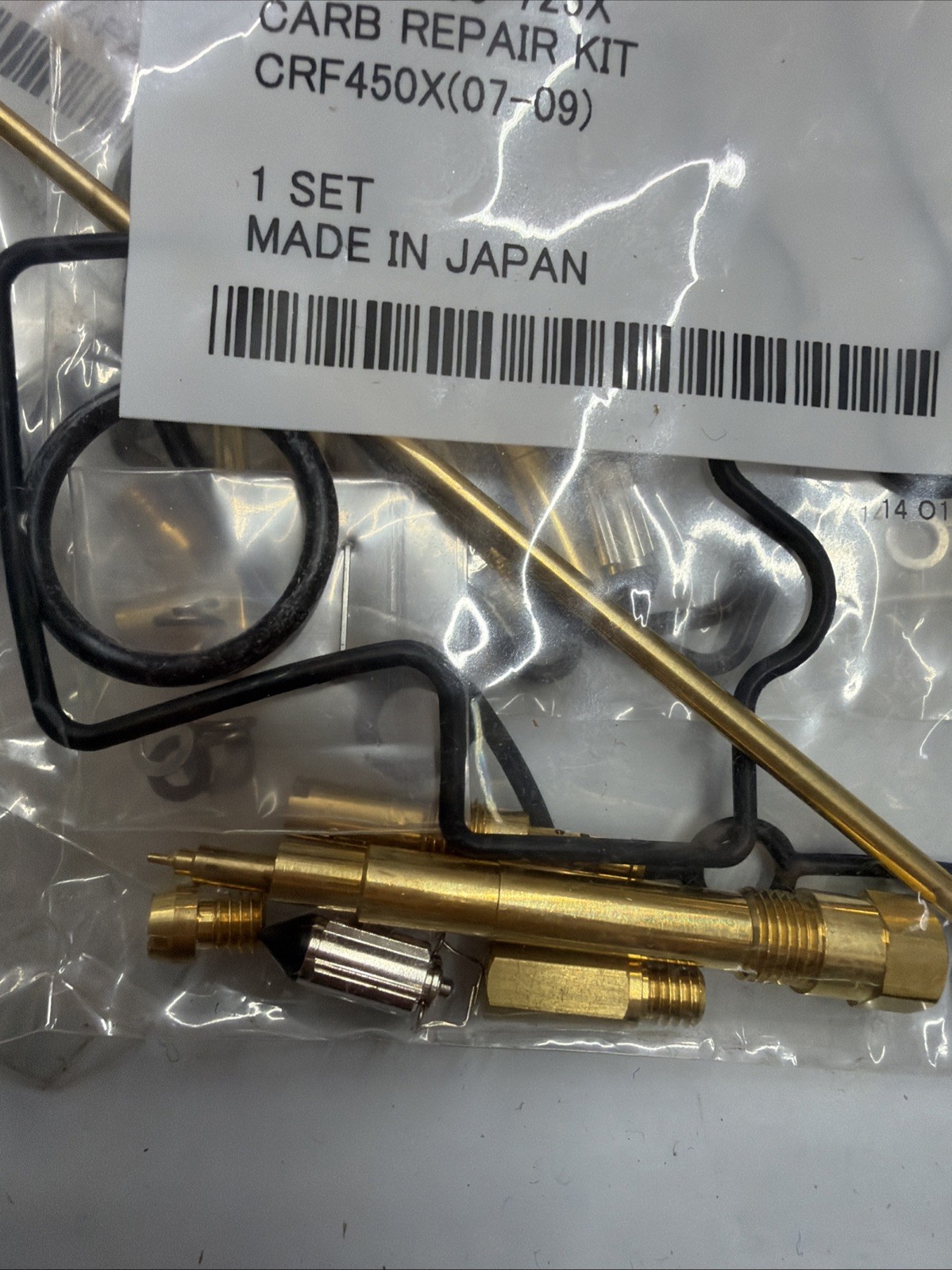 Moose Shindy Carburetor Repair Kit fits Honda CRF450X 2007-2009 New Japan