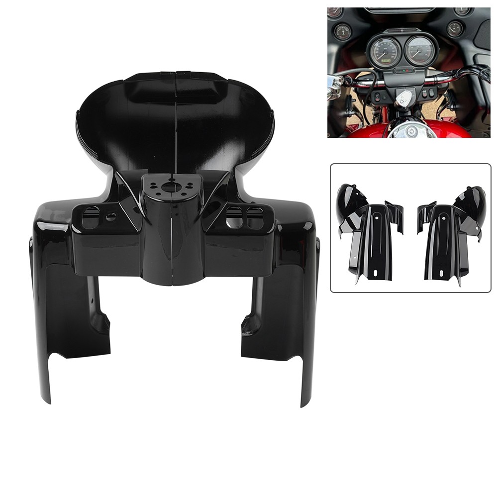 Gauge Housing Cover Nacelle Speedo Housing Fairing For Harley Road Glide 98-2013