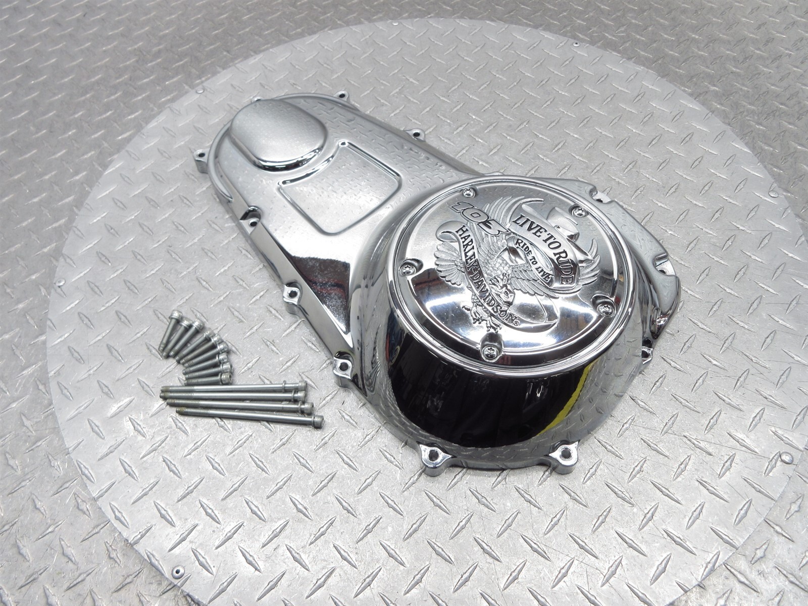 2012 Harley Tri Glide Classic FLHTCUTG Clutch Outer Primary Engine Side Cover