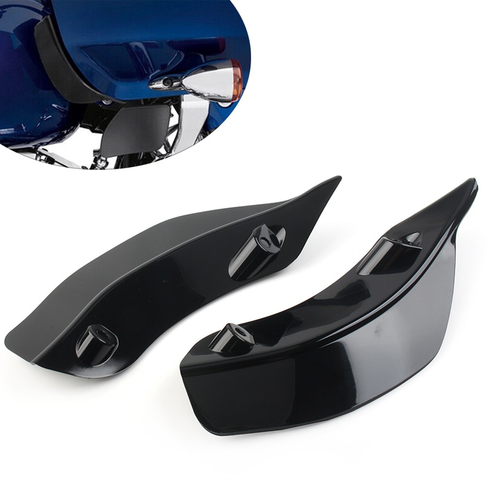Black Upper Fairing Accents Air Wind Deflector For Harley Road Glide FLTRX 15-20