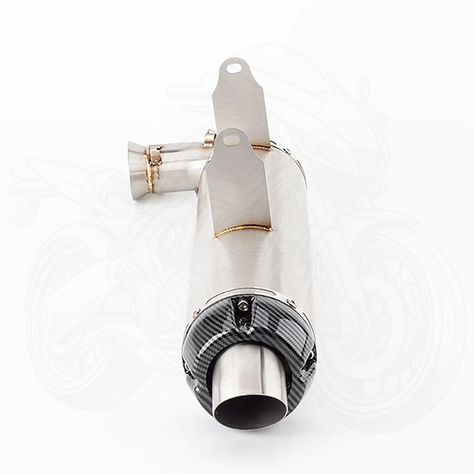 For Polaris Sportsman 550 / 850 2009-2014 Exhaust Link Pipe Silvery Muffler Tips