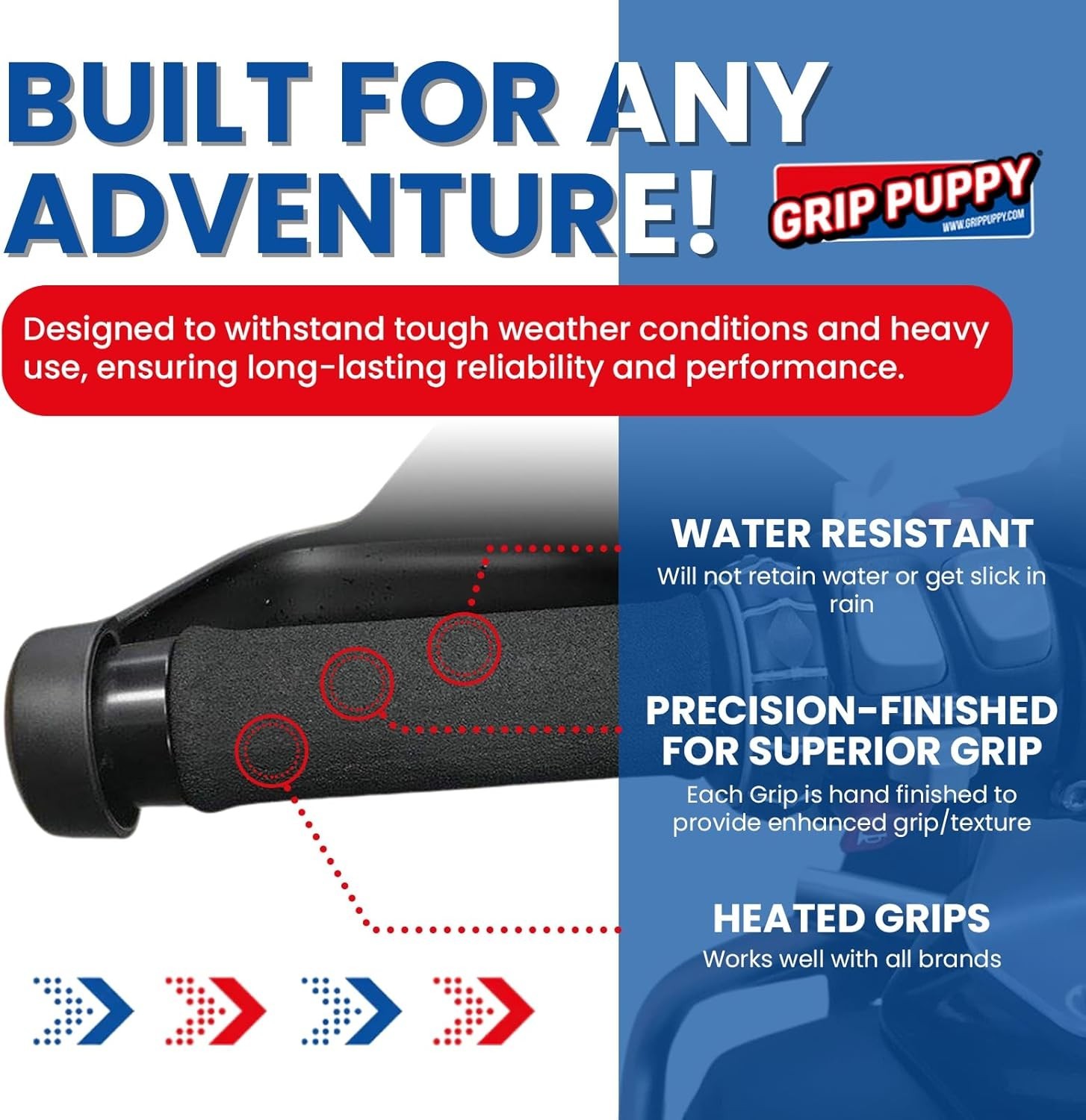 GRIP PUPPY – ULTIMATE COMFORT OVER GRIPS – UNIVERSAL FIT. ORIGINAL & BEST!
