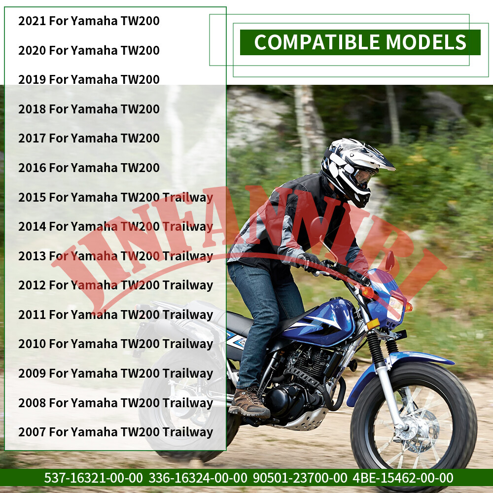 Clutch Friction Plates Springs Gasket for Yamaha Trailway 200 TW200 1987-2021