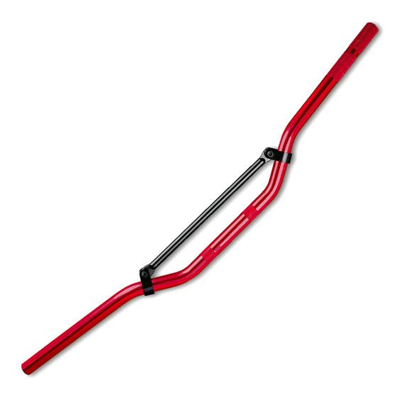 Open Box Bike-It Red Low Braced Handle Bars 7/8 (22.2mm) -Q-