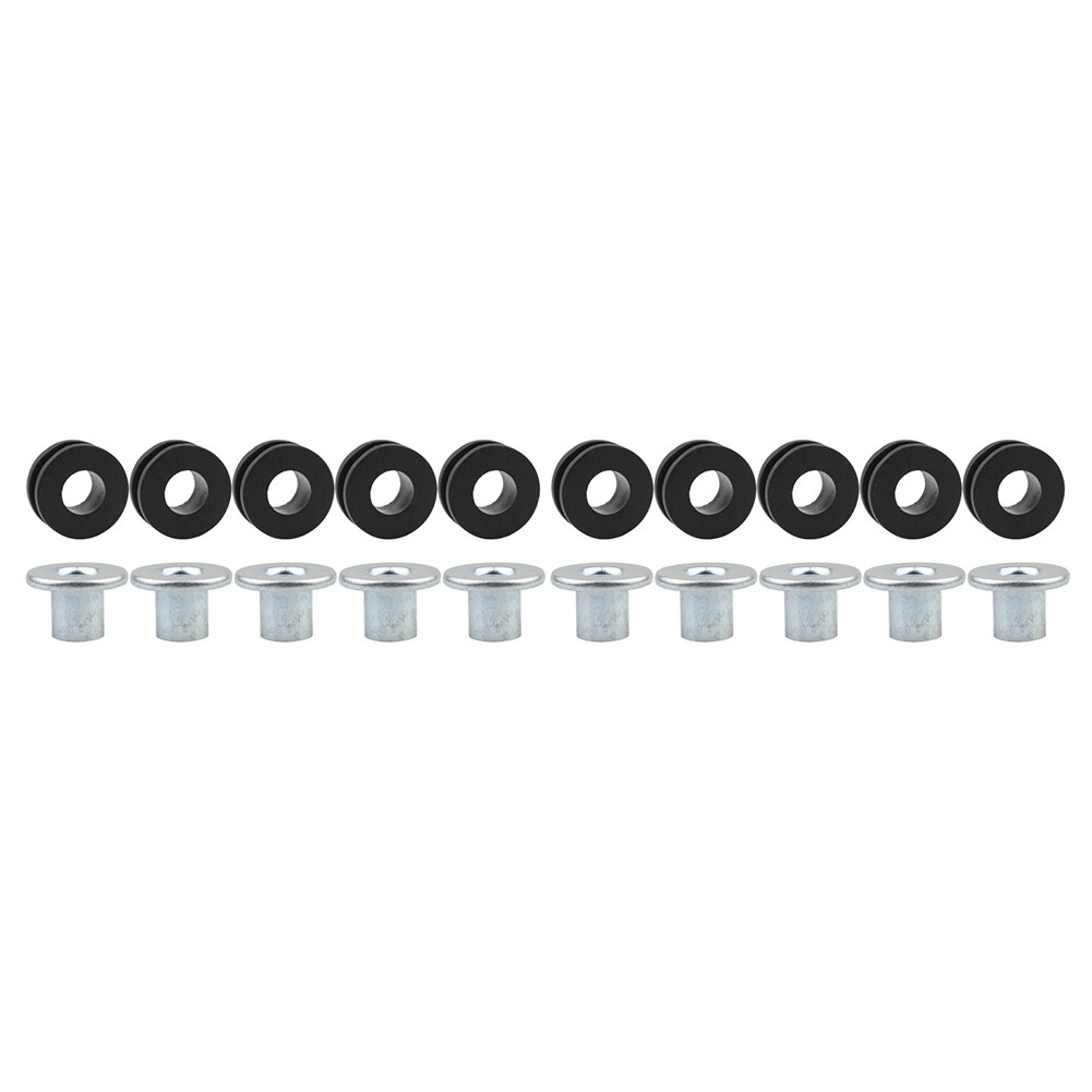 10× Fairing Rubber Grommets Bolt Pressure Relief Cushion Shockproof Motorcycle