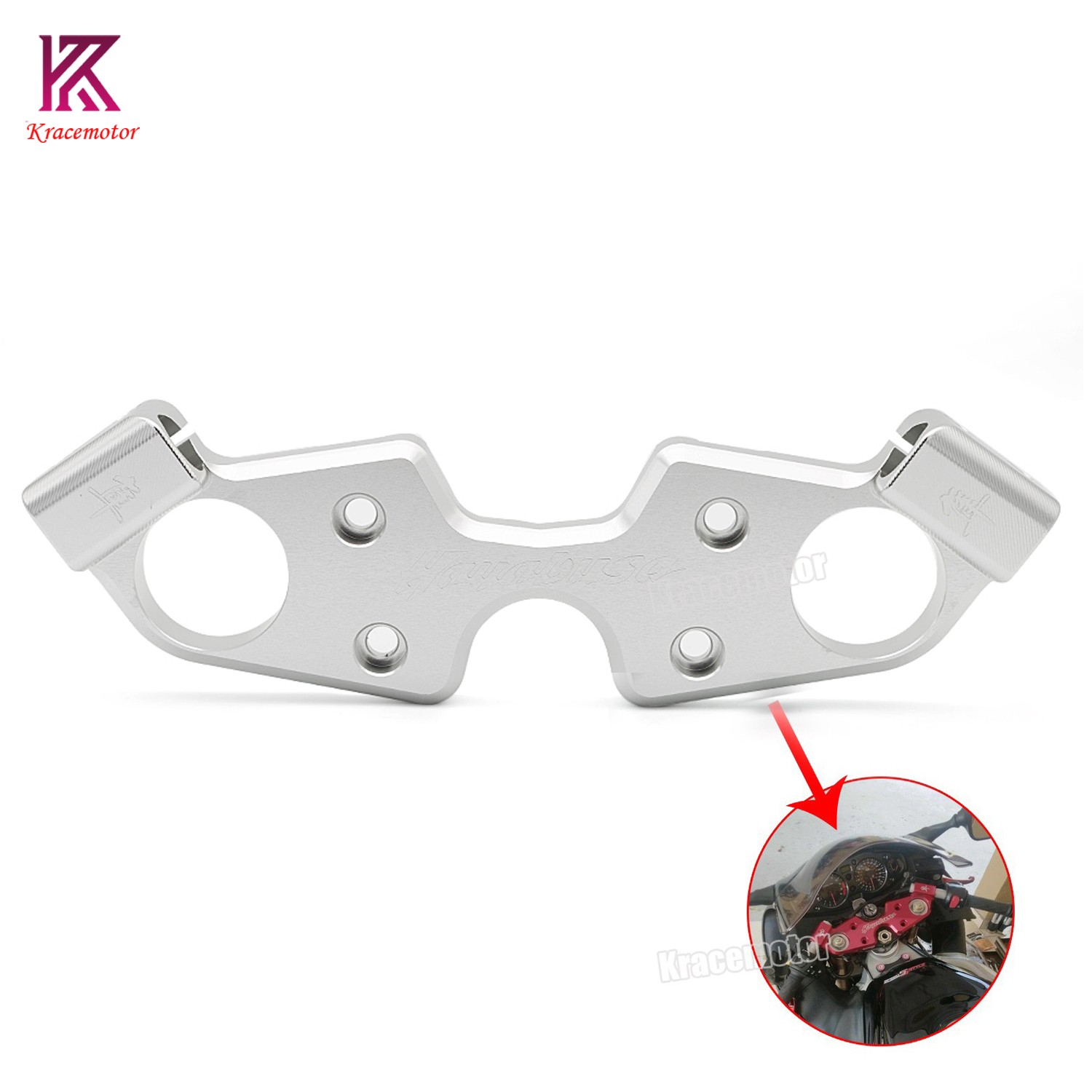 Lowering Triple Tree Front End Upper Top Clamp For GSX1300 Hayabusa 1999-2020 21