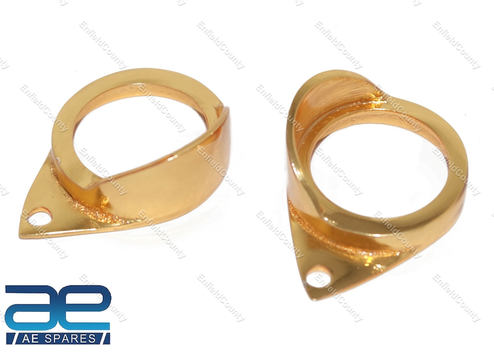Fits For Royal Enfield Brass Pilot Lights Rims With Shade