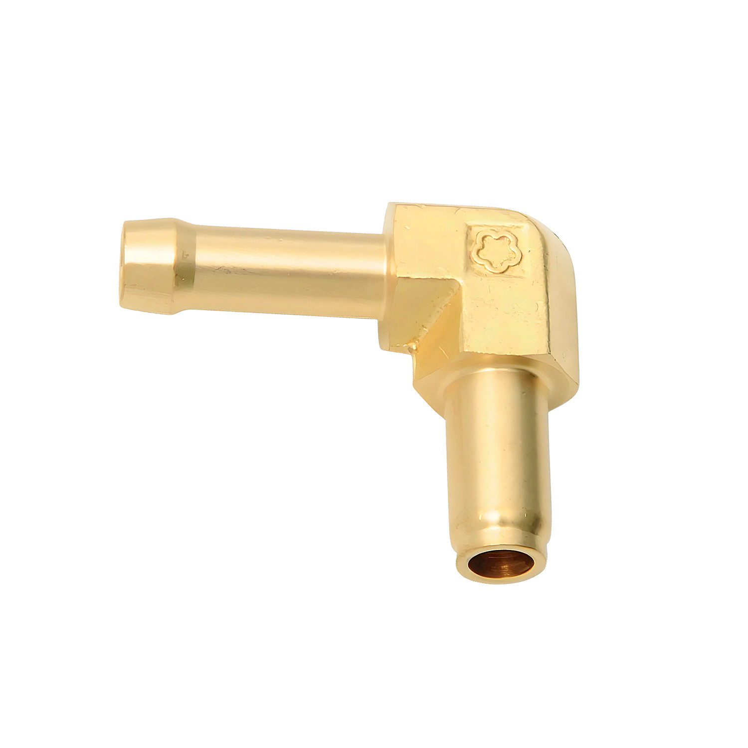 Solid Brass 1/4″ Fuel Inlet Fitting For #27371-76A 1976-2006 Harley Keihin Carb