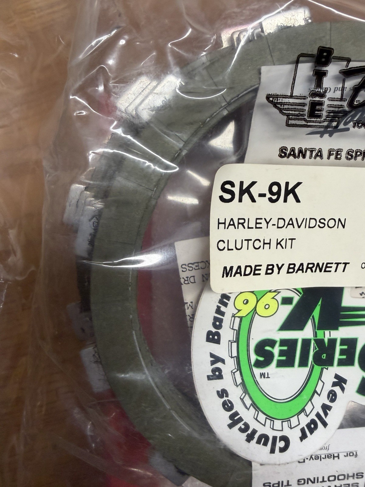 NOS Barnett Clutch Kit Harley Davidson 302-30-10090 Old# SK-9K OEM 37930-84