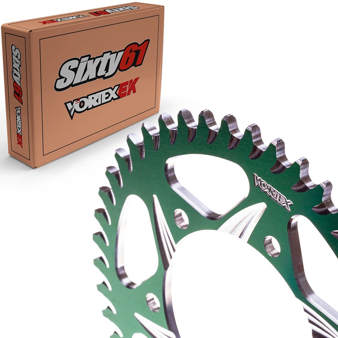 Suzuki DRZ400 SM S Rear Sprocket 2000-2024 Vortex 520 36-54T Blue Black Red Alum