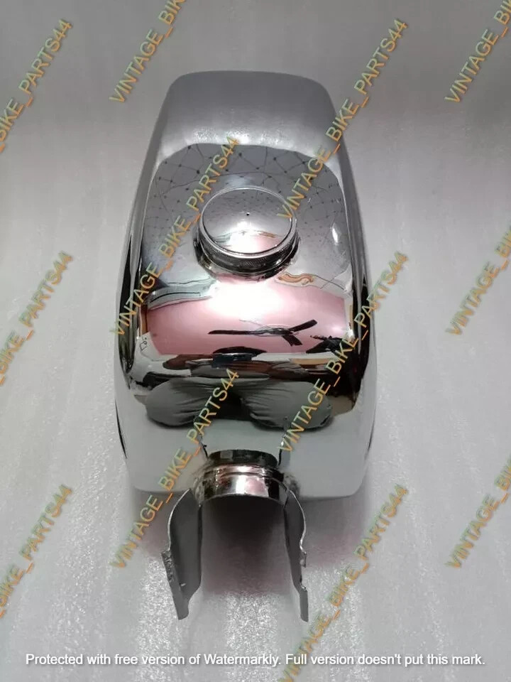 Zündapp Ks 50 Super Sport Type 517-20 Chrome Fuel Gas Tank 1971 + Cap |Fit For