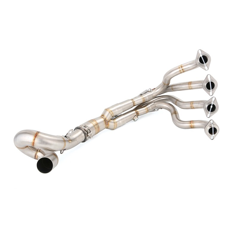 For Kawasaki Ninja ZX6R ZX636 2009-2023 Full Exhaust System Carbon Mufflers Pipe