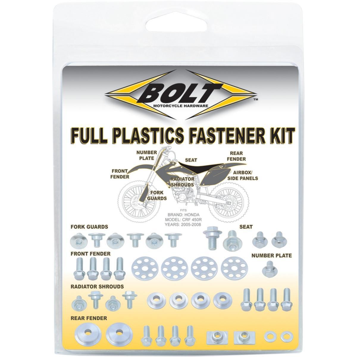 Bolt MC Hardware KAW-141785 Plastic Fastener Kit