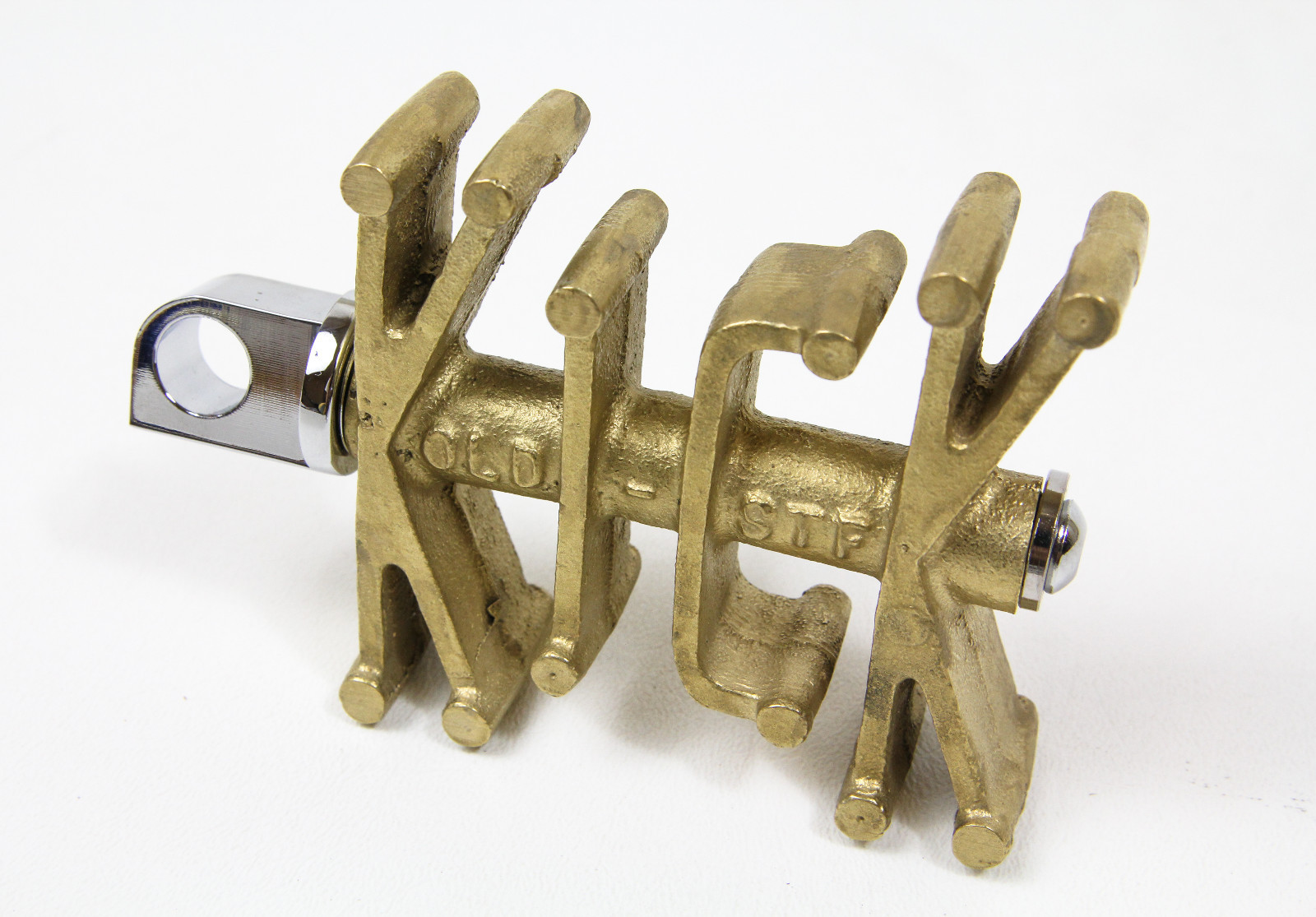 New Old-Stf Brass Kick Start Kicker Pedal Harley chopper motorcycle made in USA