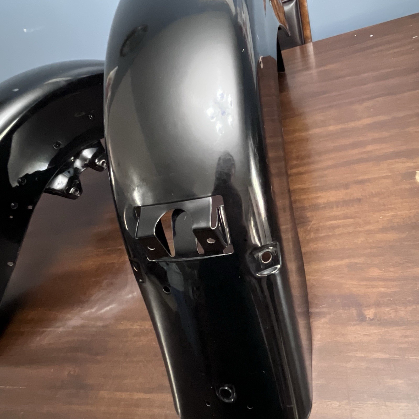 95 Harley Touring FLHR Road King OEM Front & Rear Wheel Fender Shell Panel Read!