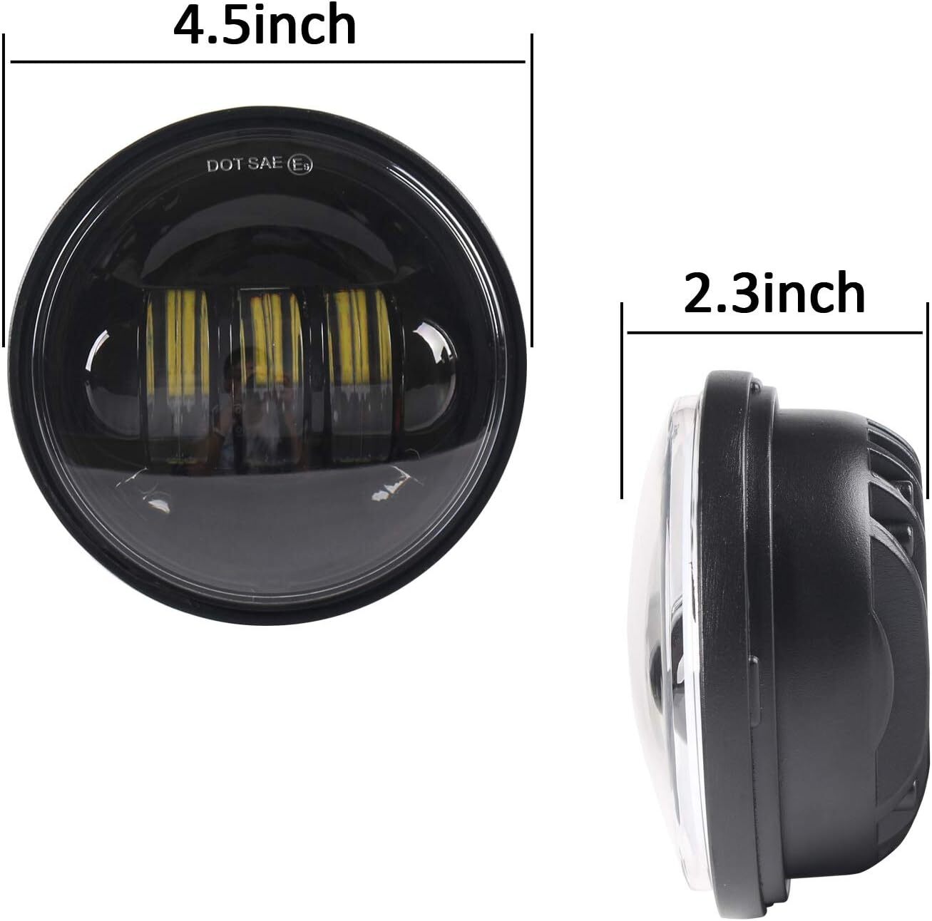7″ inch LED Headlight With Fog Lights For Harley Davidson Touring Street Glide
