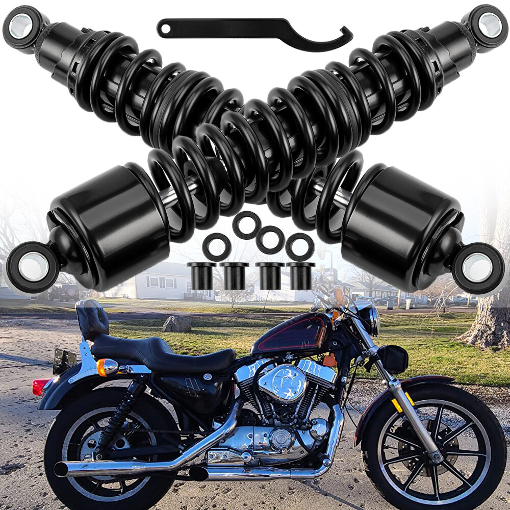 380mm 15″ Rear Shocks Absorbers For Harley Touring Softail Sportster Iron Fatboy