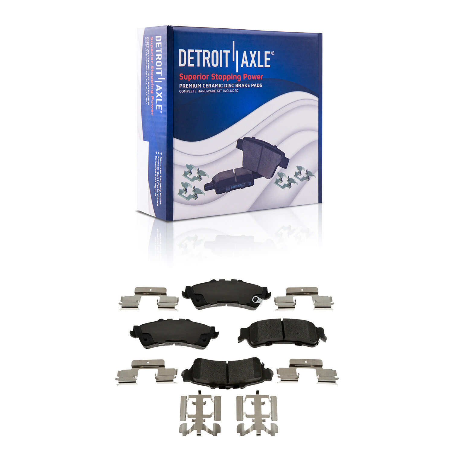 325mm Rear Drilled Rotors Calipers Brake Pads for 2003-06 Silverado Sierra 1500