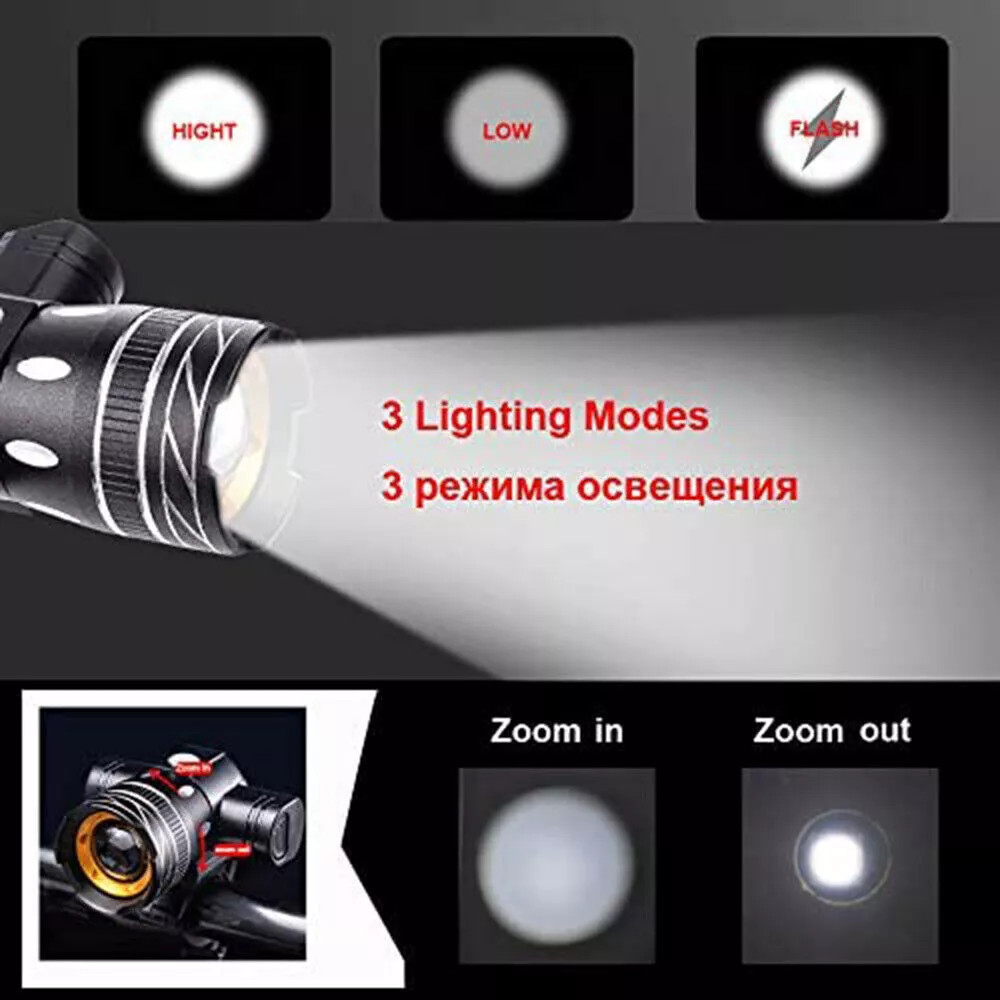 2 Pack Motorcycle Driving Light Headlights Dual Color Spotlight Lamp Accessories