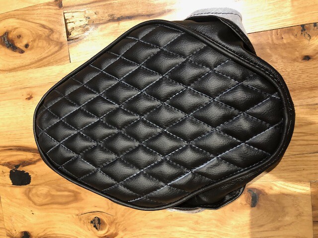 New! TC Bros. Hardtail Rigid Mount Solo Seat Cover (only) Black Diamond 106-0071