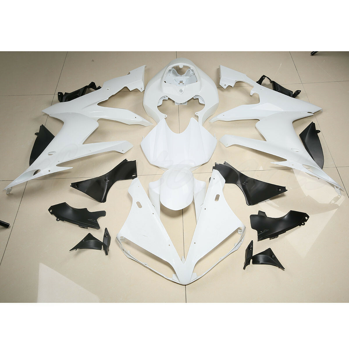 Unpainted White Fairing Body Work Kit Fit For Yamaha YZF R1 2004-2006 2004 2005