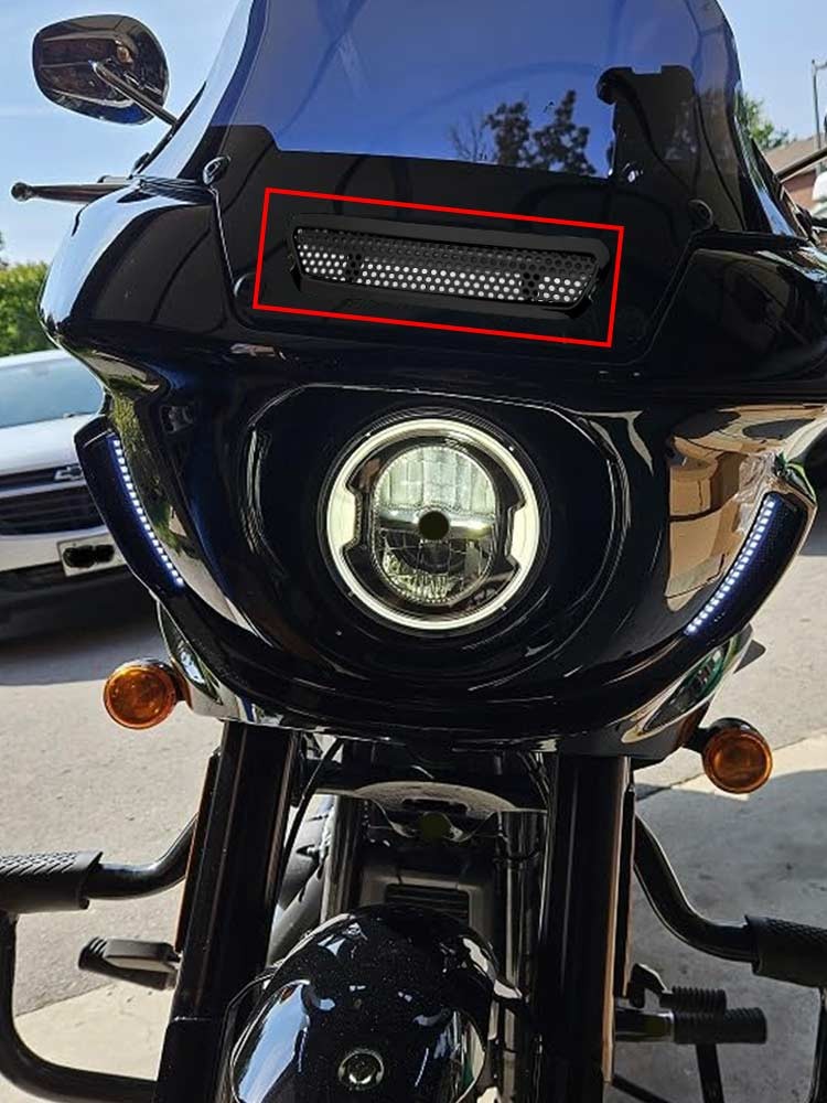 Front Fairing LED Vent Accent Light For Harley Softail Low Rider ST FXLRST 2026
