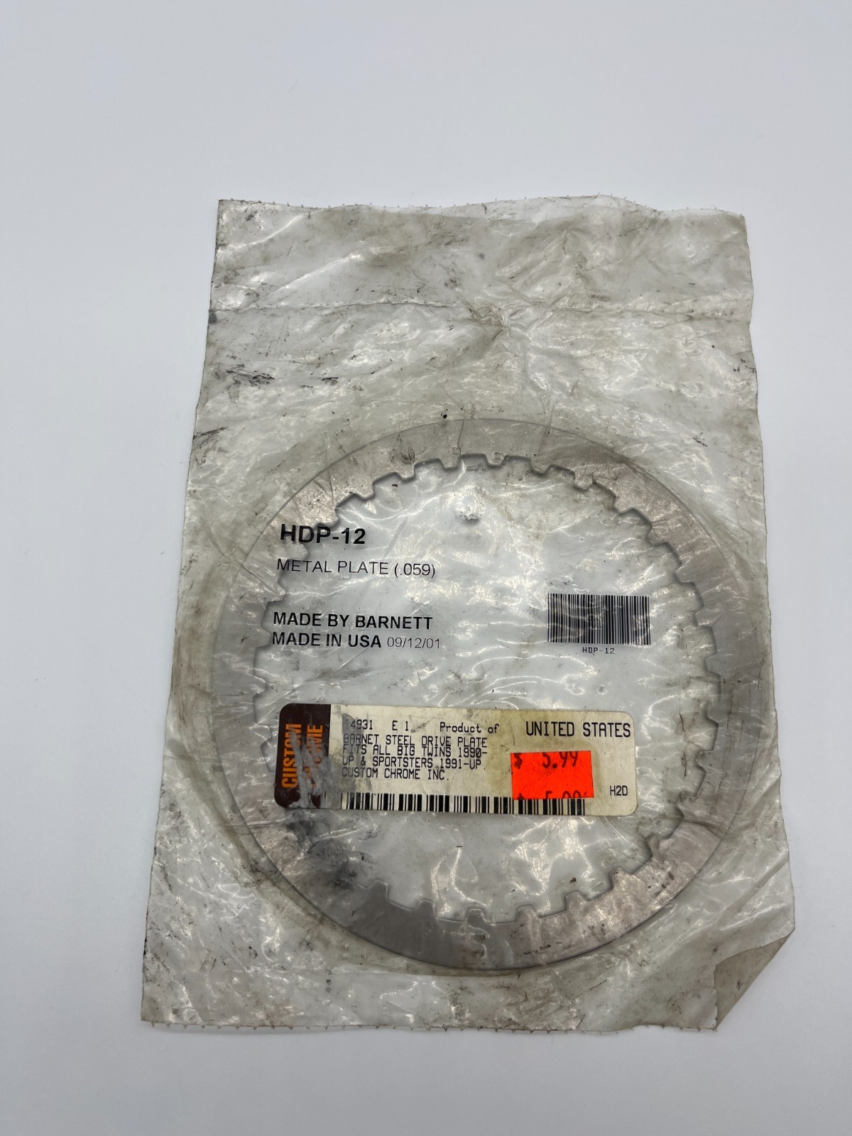 Barnett Metal Plate / Clutch – Part # HDP-12