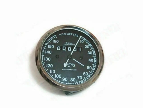 Replica Smiths Speedometer 160 Kph + Hub Drive & 54″ Cable For Royal Enfield
