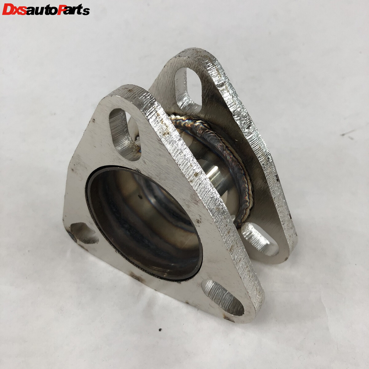 2.5 inch 3 Bolt Flange Exhaust Muffler Pipe Extension Flange Mild Steel Adapter