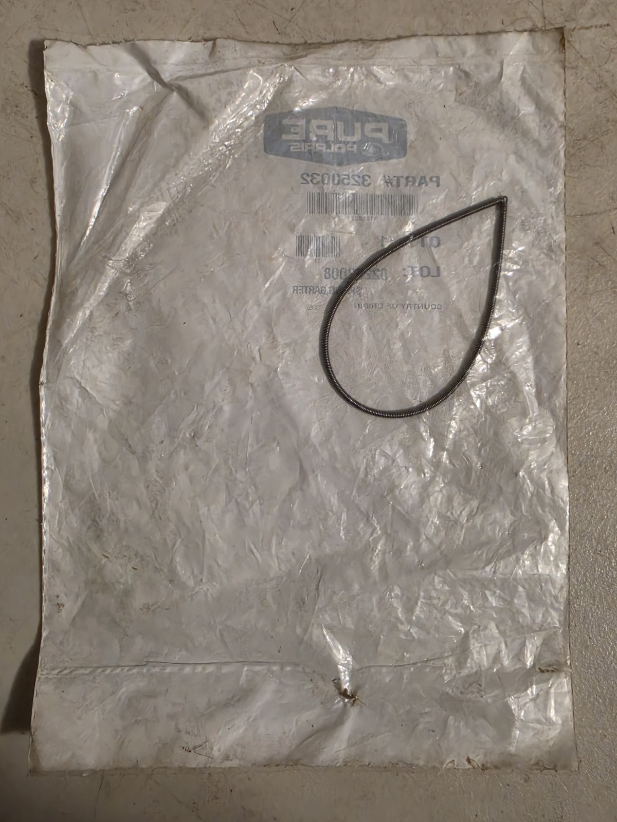 Polaris 3250032 Spring Garter New Genuine OEM