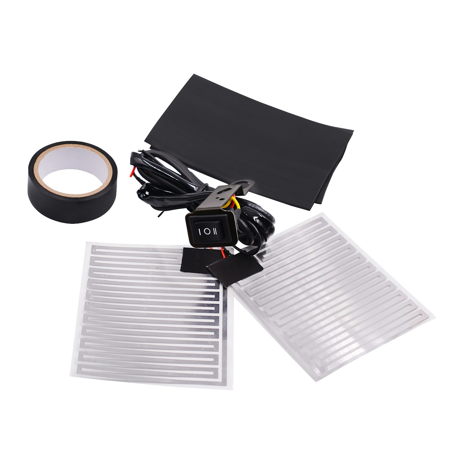 1 Pair Universal Motorcycle Heated Grips Hand Warmer Kit Handlebar Heated Tool