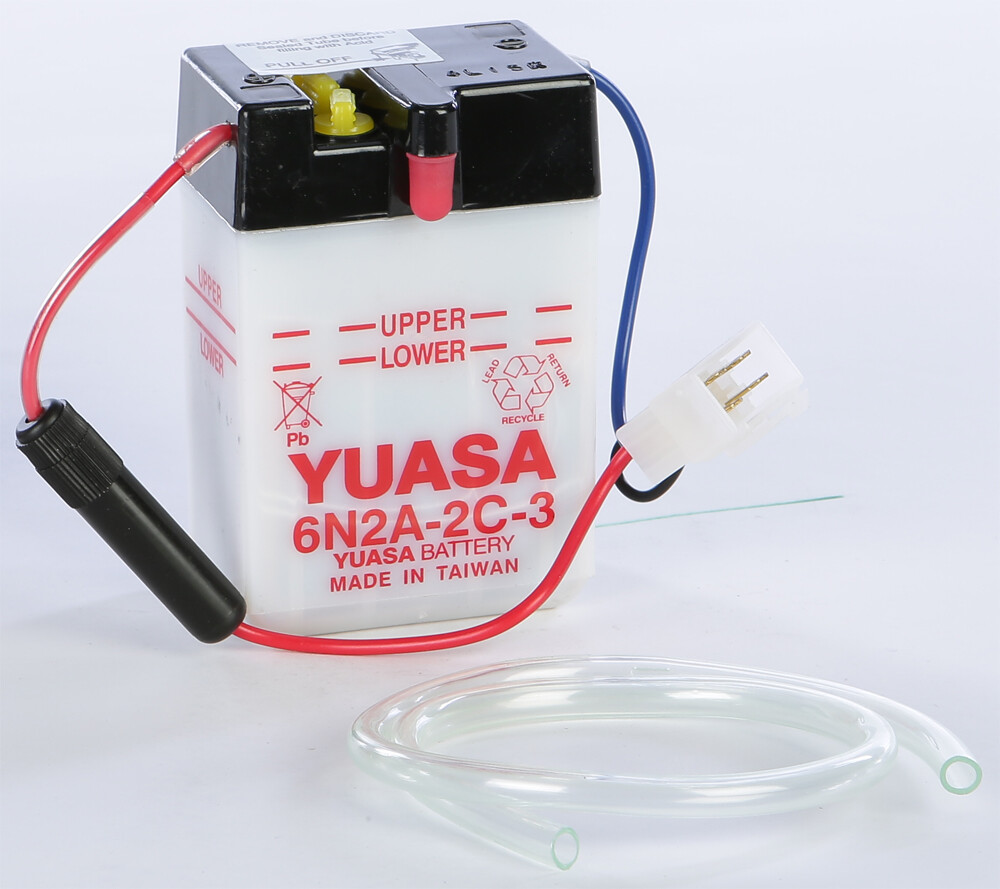 Yuasa Conventional 6V Battery – 6N2A-2C-3 YUAM262C3