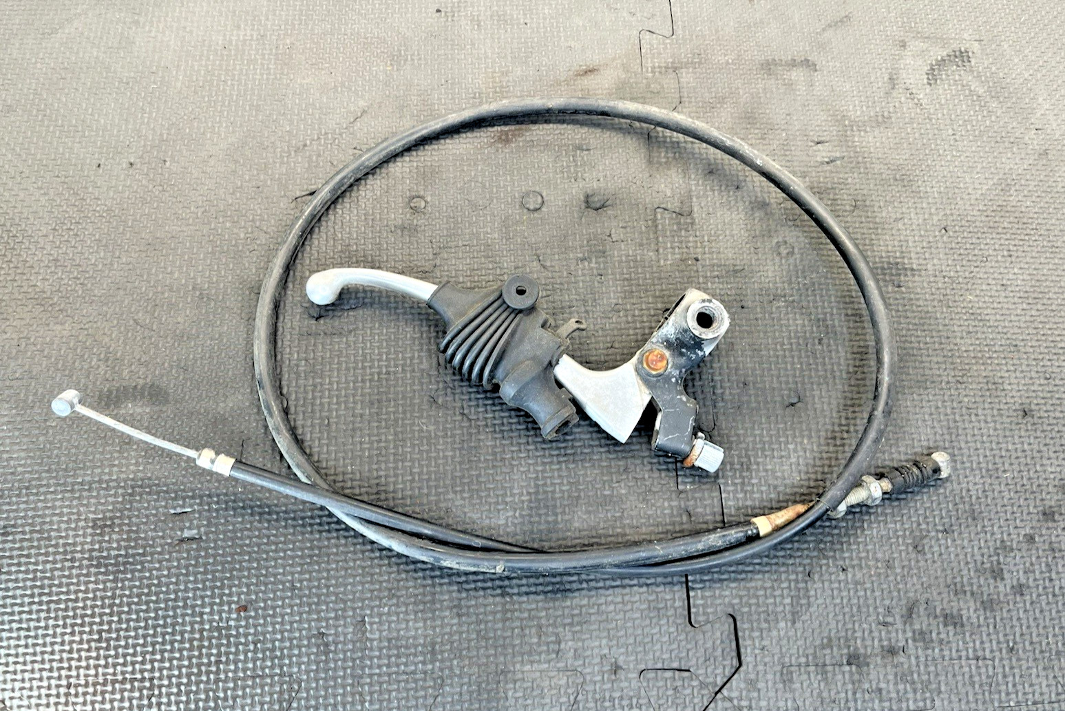 1975 Honda XL 125 Front Brake Cable, Lever, Perch, Dust Cover OEM