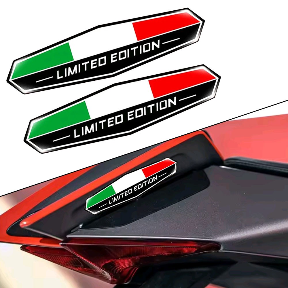 Motorcycle Accessories Italy Flag Sticker Emblem Badge Decal Decor for Car Auto