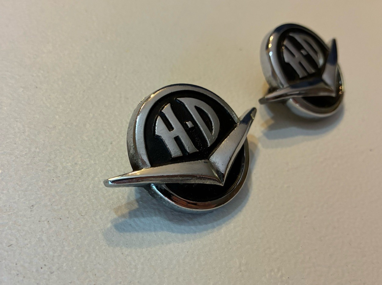Harley Davidson Chrome Road King Part lot HD Silver Wings HD H-D 1 & 2