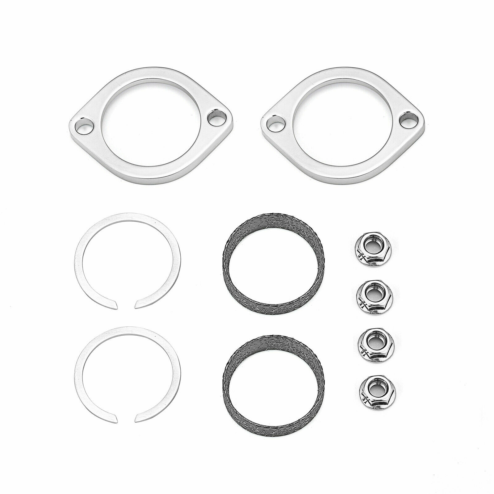 For Harley 1984-UP Exhaust Flange Install Kit Gaskets and Hardware Kits
