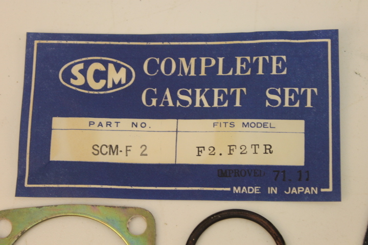 NOS NEW SCM KAWASAKI F2 F2TR COMPLETE GASKET SET