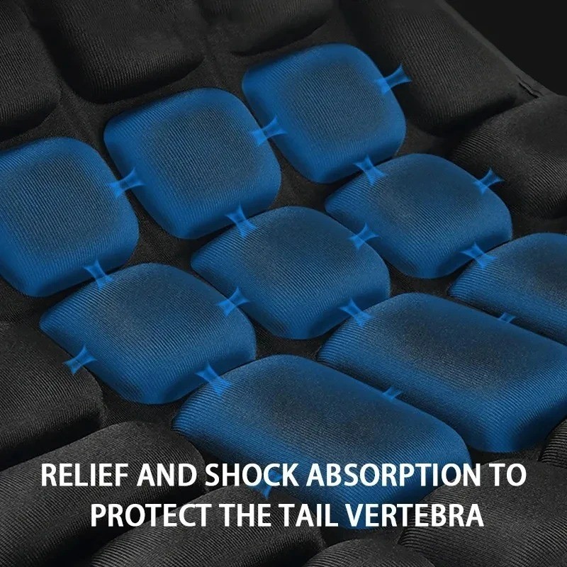 Motorcycle Gel Seat Cushion Comfort Pillow Cover Pressure Relief Universal Pad