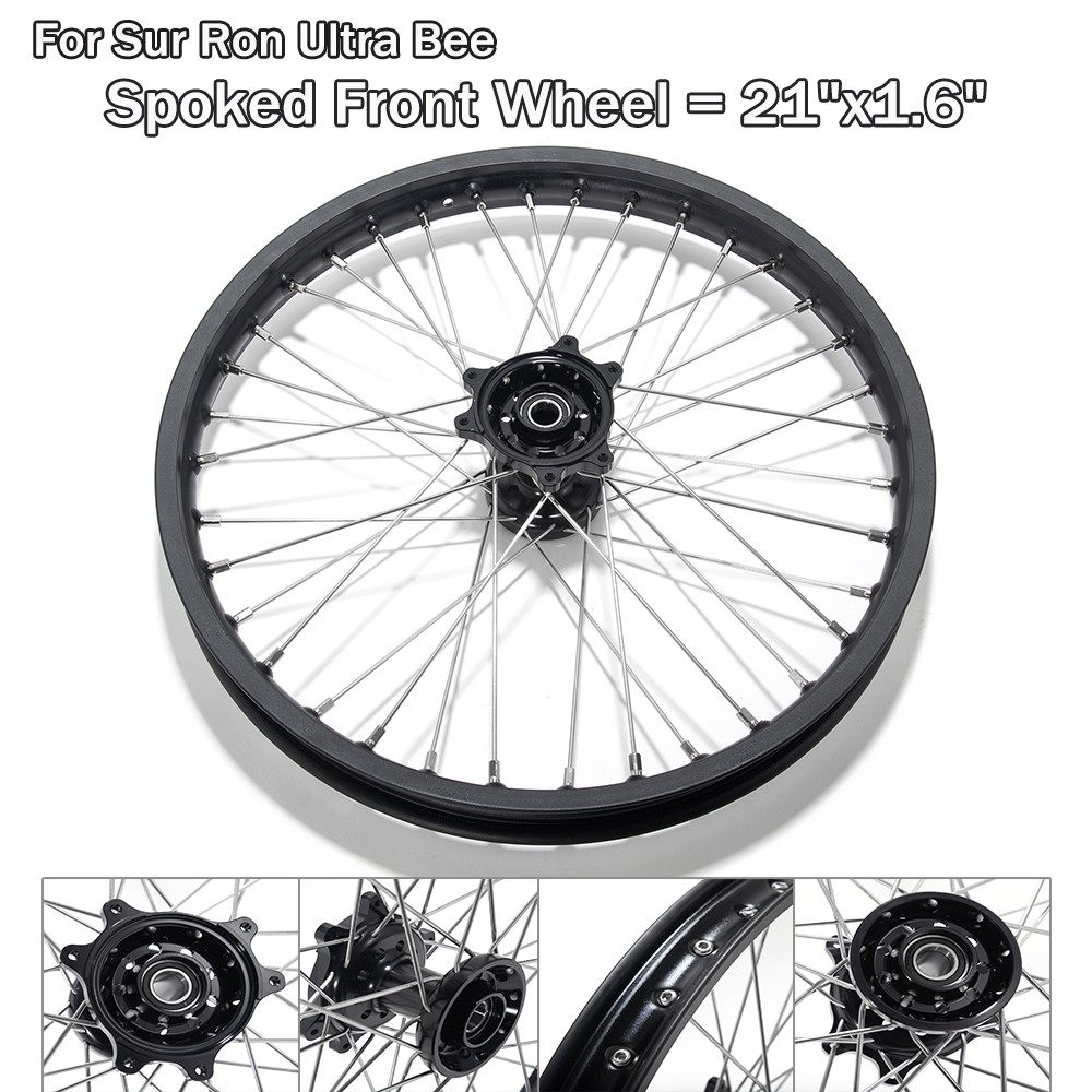 Front Wheel 21″x1.6″ Spoke Rim Hub for Sur-Ron Ultra Bee UB Electric Motorcycle