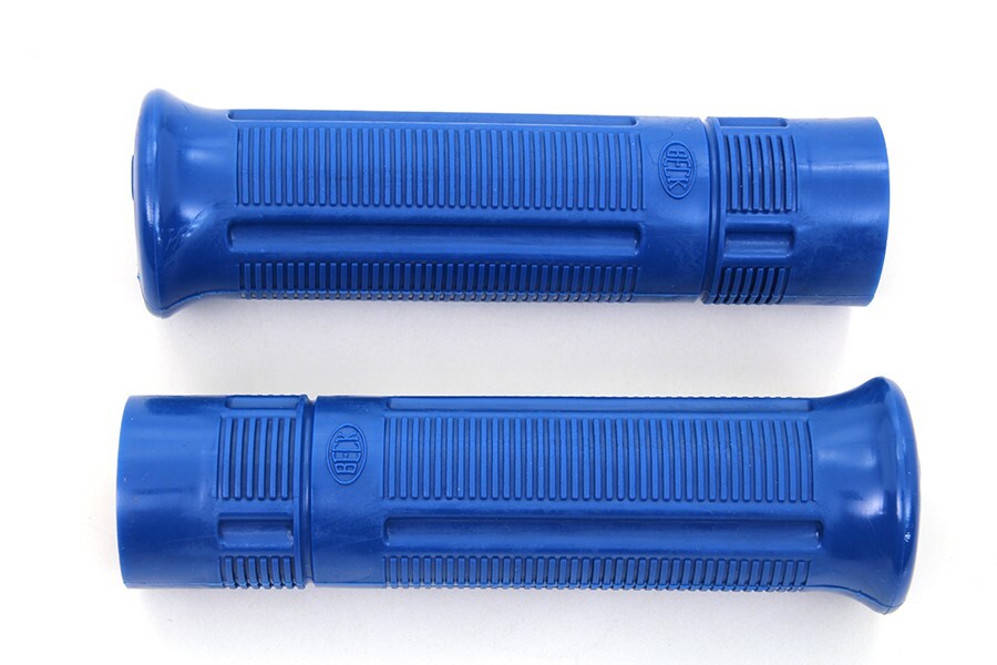 V-Twin 28-0958 Blue Beck Plastic Hand Grip Set for Early Harley