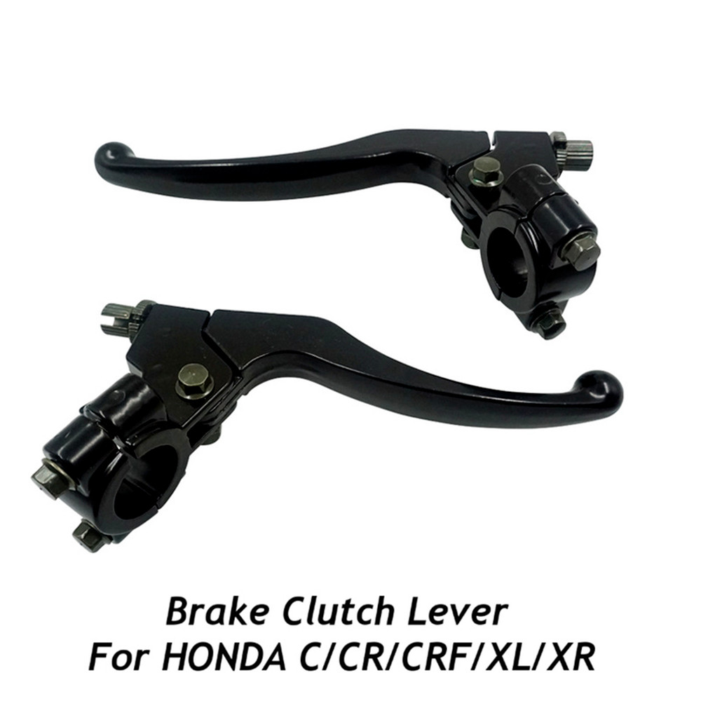 Right Brake Lever Perch Clutch for HONDA C/CR/CRF/XL/XR Black Aluminium Alloy