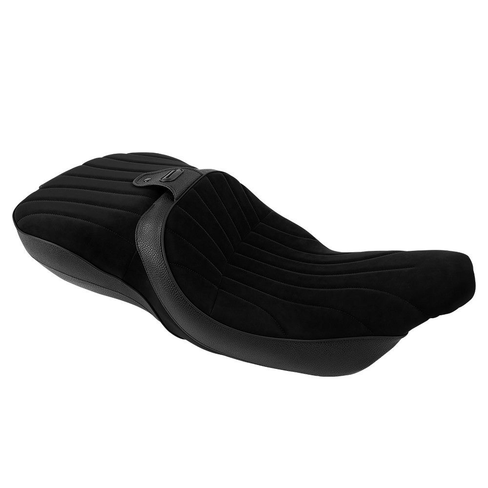 Two-Up Softer Leather Seat Cushion For Harley Road Glide EFI FLTRI 1998-2006