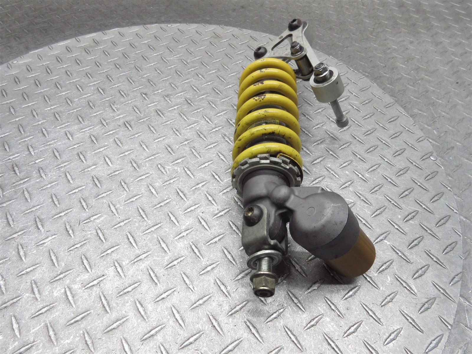 2008 06-08 Triumph Daytona 675 OEM Rear Shock Suspension Spring Linkage