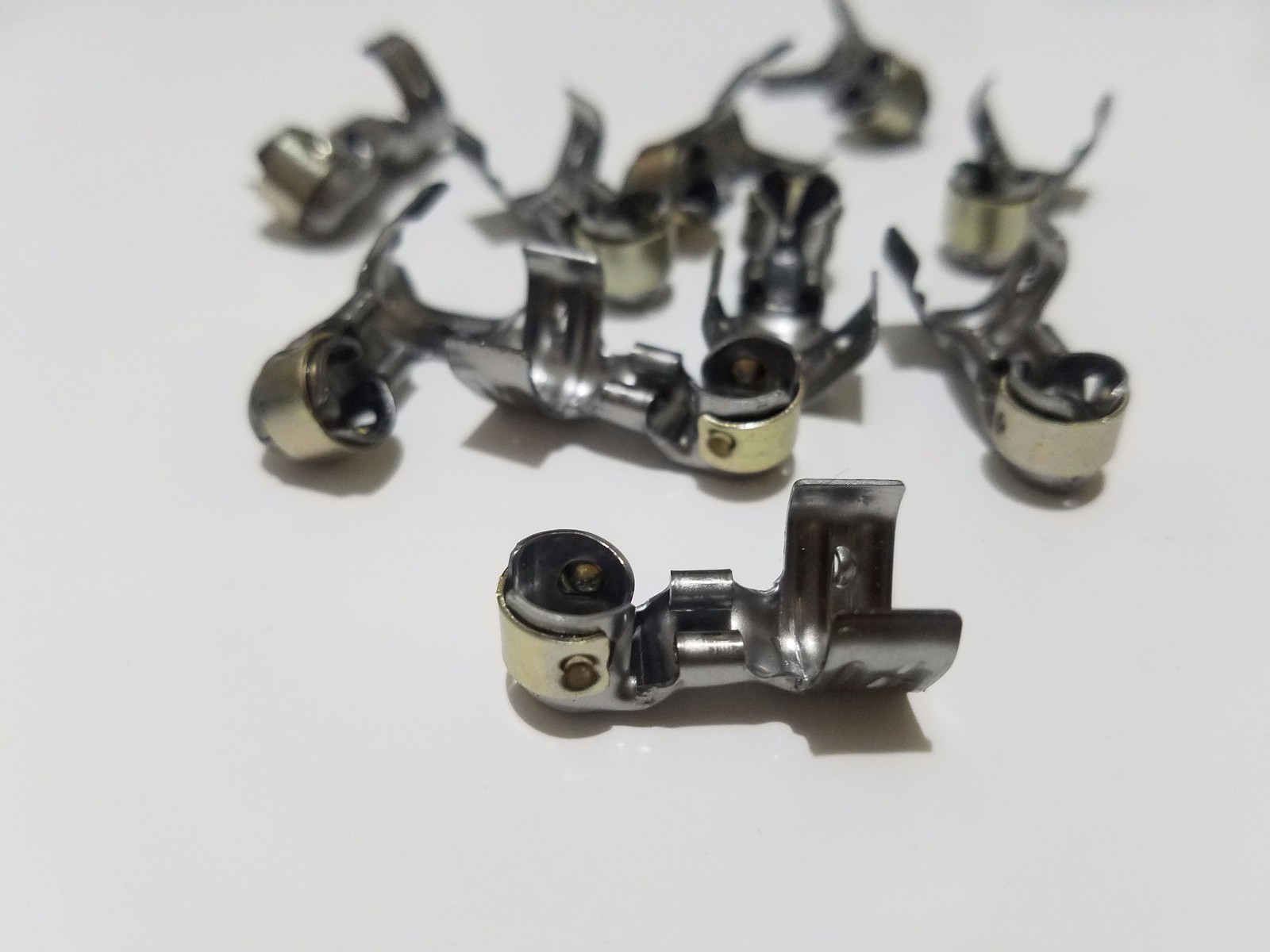 MSD Spark Plug Wire Terminal 34615-8 Dual Crimp 8.5mm 90 deg 8 pack Stainless