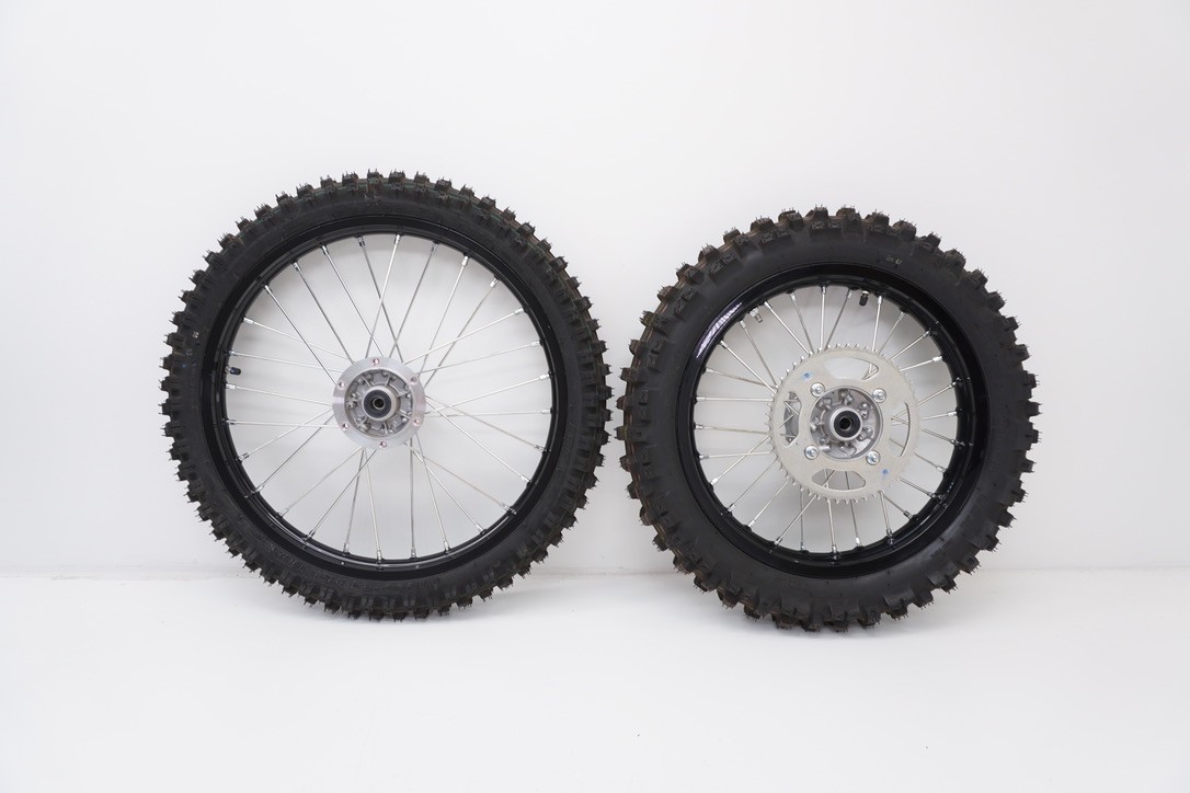 KLX140R Wheel Set OEM Front 19″ Rear 16″ Wheels Rim Hub Tires Kawasaki KLX 21-26