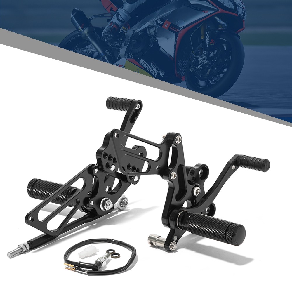 For SUZUKI SV650 SV 650 S 1999-2002 2001 Rear Set Adjustable Rearsets Footpegs