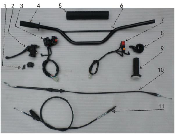 RPS Hawk 250 DLX EFI Throttle Cable X-Pro