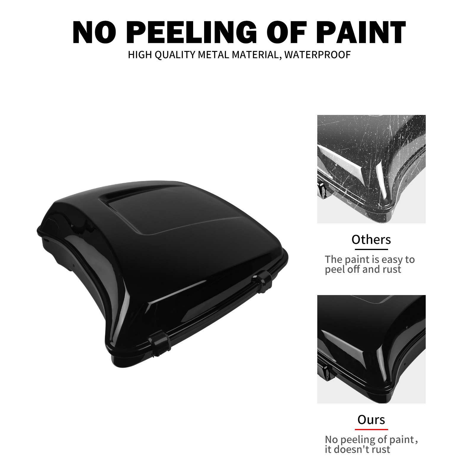 7.5″ Chopped Razor Pack Trunk For Harley Touring Electra Street Glide 2014-2025